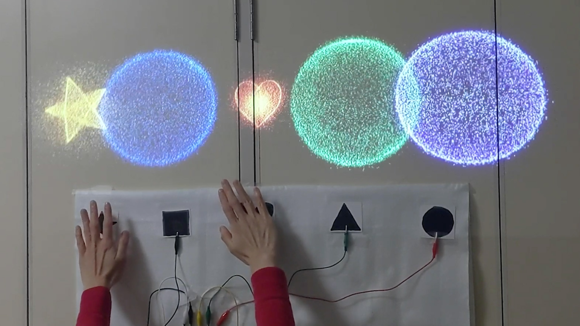 Interactive proximity and projection experiment